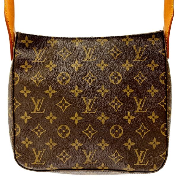 158272 4 Louis Vuitton Monogram Looping MM Shoulder Bag Brown