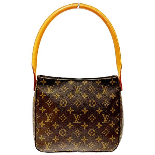 158272 5 Louis Vuitton Monogram Looping MM Shoulder Bag Brown