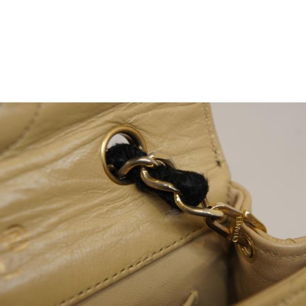 15843 12 Chanel Satin Lambskin Combination Bicolor Chain Bag Matelasse