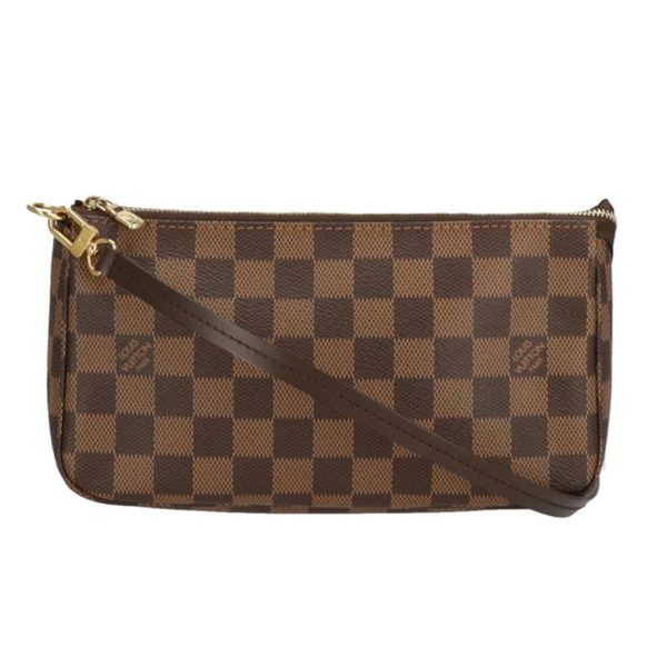 15924 1 Louis Vuitton Pochette Accessoire Damier Bag Brown