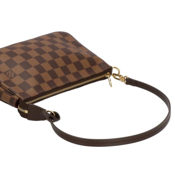 15924 3 Louis Vuitton Pochette Accessoire Damier Bag Brown