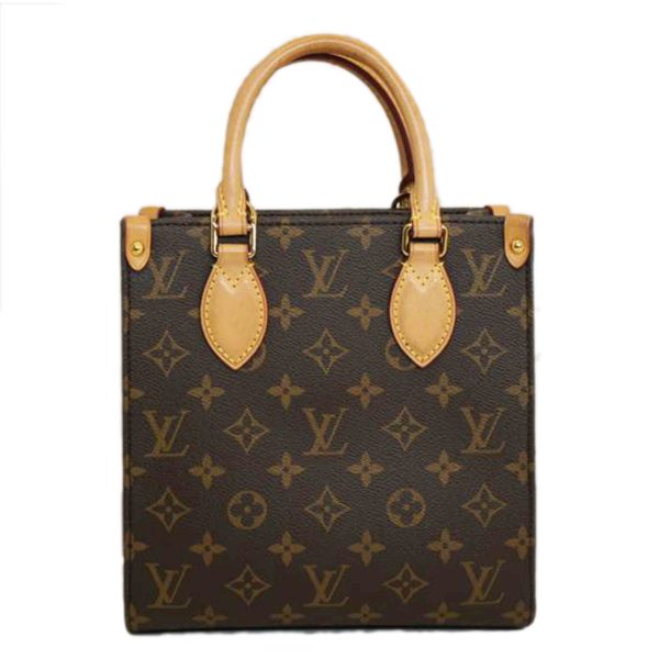 15966 1 Louis Vuitton Sac Plat BB Tote Bag Brown