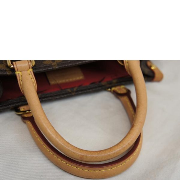 15966 4 Louis Vuitton Sac Plat BB Tote Bag Brown