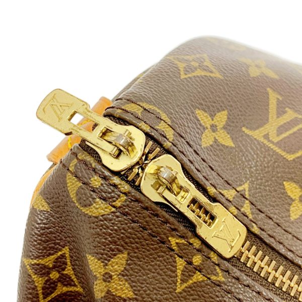 159801 10 Louis Vuitton Monogram Keepall 50 Boston Bag Brown