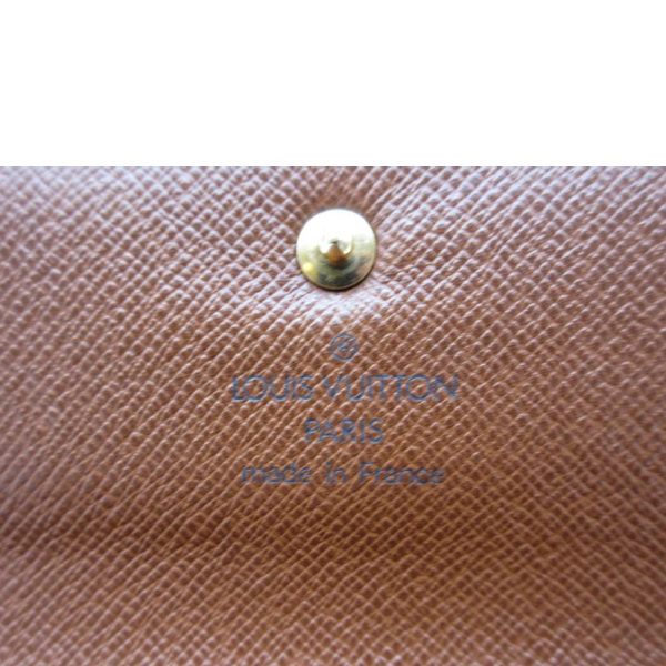 15981 3 Louis Vuitton Porte Tresor Etuy Papier Wallet Monogram