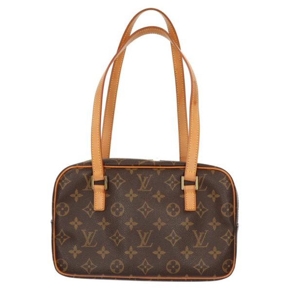 16131 2 Louis Vuitton Cite Monogram Satchel Bag Brown