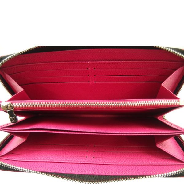 16260 4 Louis Vuitton Zippy Wallet Epi Wallet Noir Hot Pink