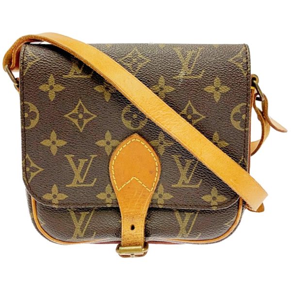 164204 1 Louis Vuitton Monogram Mini Cartociere Shoulder Bag Brown