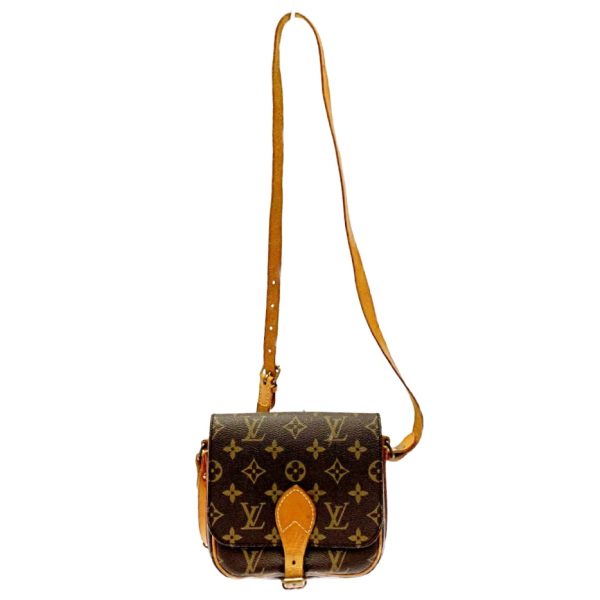 164204 6 Louis Vuitton Monogram Mini Cartociere Shoulder Bag Brown