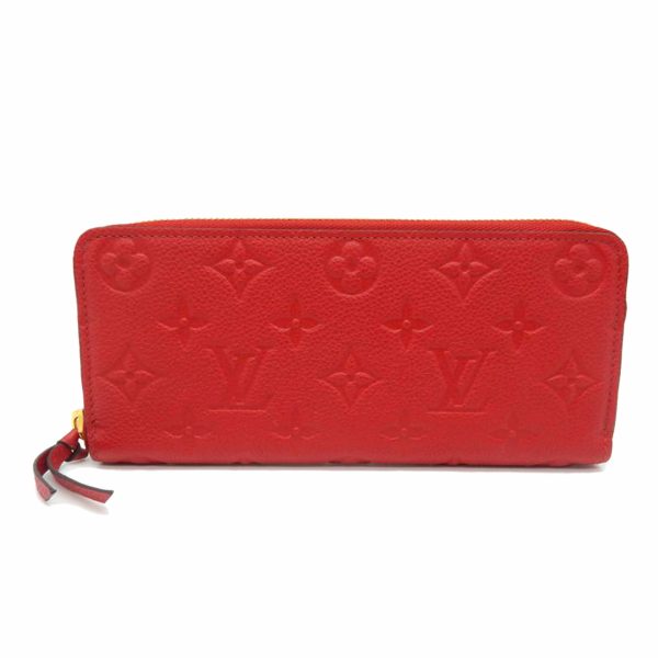 16515 1 Louis Vuitton Zippy Wallet Monogram Empreinte Scarlet