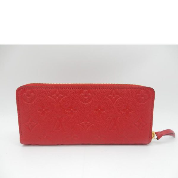 16515 2 Louis Vuitton Zippy Wallet Monogram Empreinte Scarlet