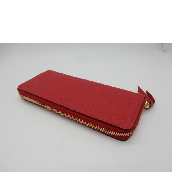 16515 3 Louis Vuitton Zippy Wallet Monogram Empreinte Scarlet