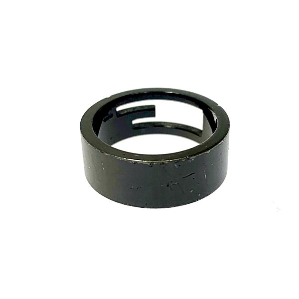 165392 4 Gucci Silver Branded G Black Coating Ring 925 Engraved