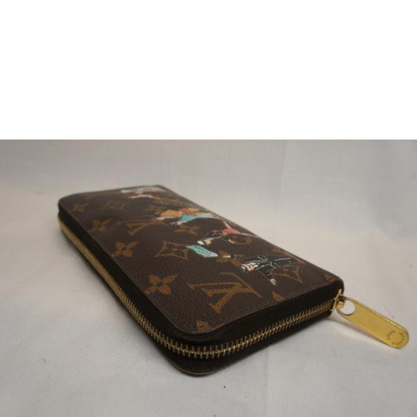 16625 3 Louis Vuitton Zippy Wallet Bag Monogram Illustre