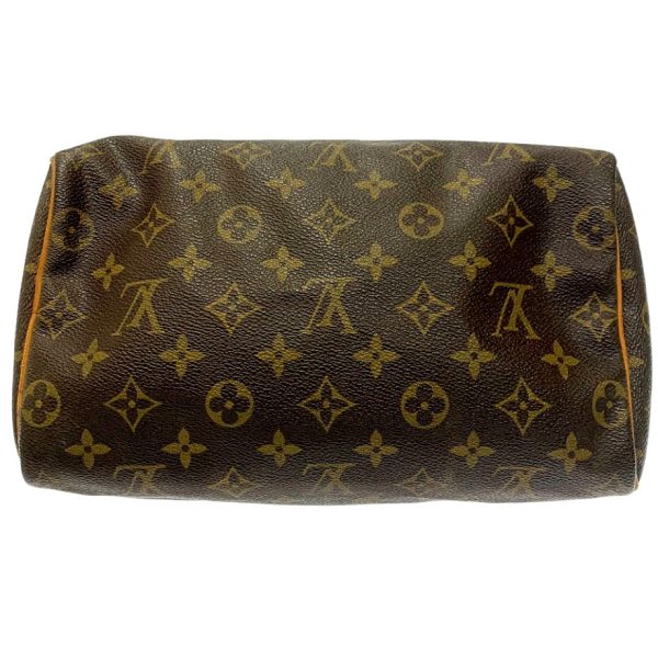 166703 6 Louis Vuitton Monogram Speedy 25 Handbag Brown