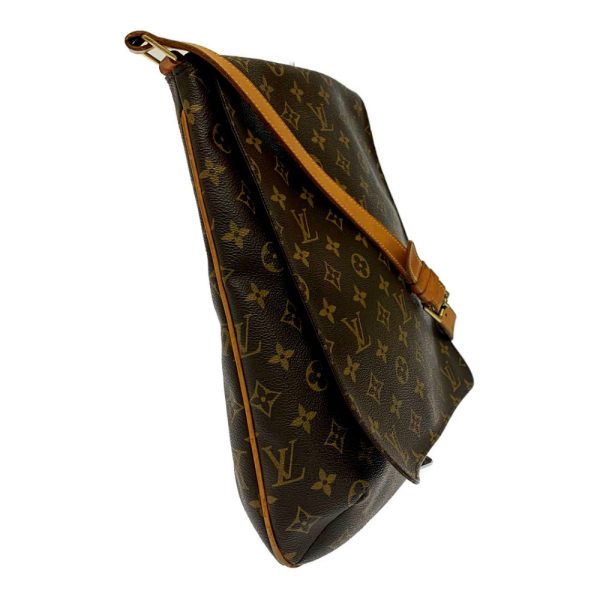 167101 2 Louis Vuitton Monogram Musette Shoulder Bag Brown