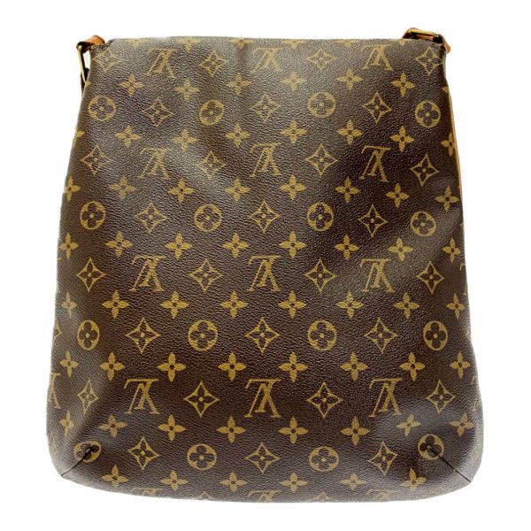 167101 4 Louis Vuitton Monogram Musette Shoulder Bag Brown