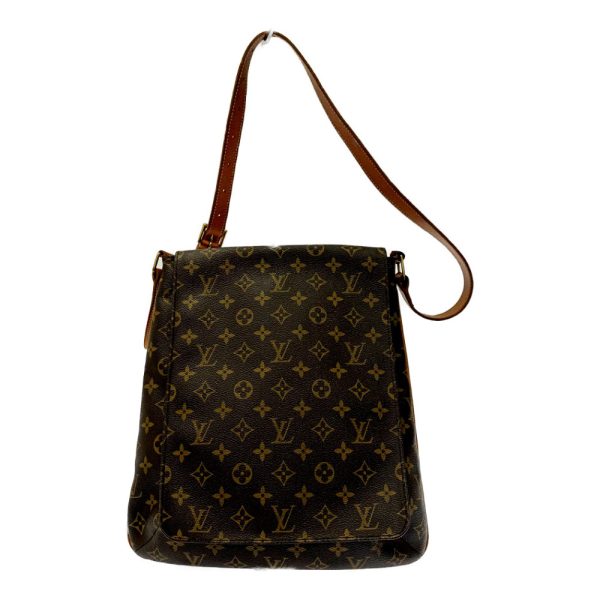 167101 5 Louis Vuitton Monogram Musette Shoulder Bag Brown