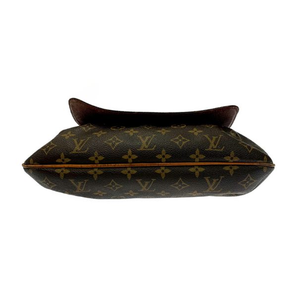 167101 6 Louis Vuitton Monogram Musette Shoulder Bag Brown