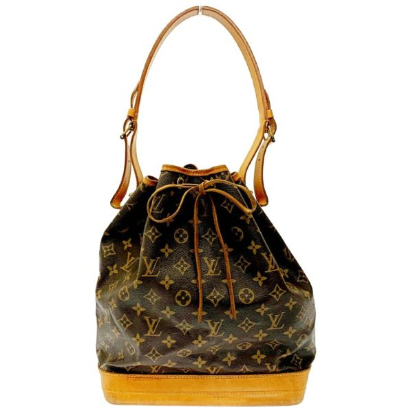 167356 1 Louis Vuitton Monogram Noe Shoulder Bag Brown