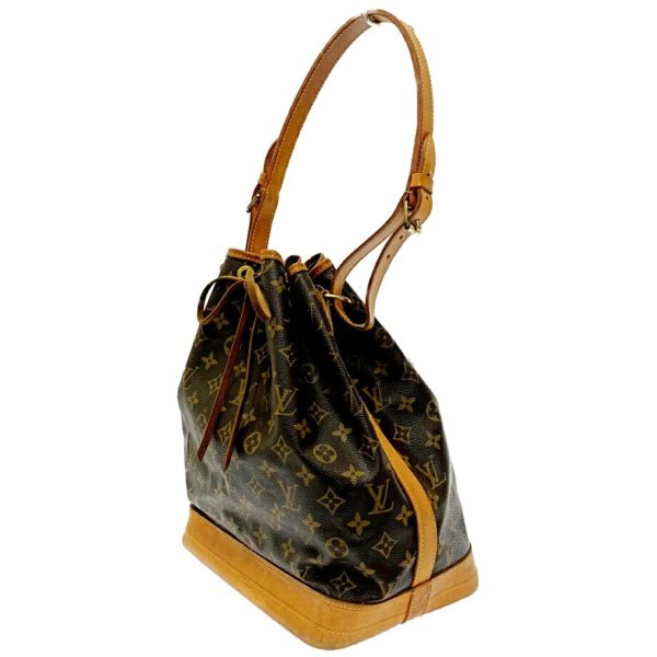 167356 3 Louis Vuitton Monogram Noe Shoulder Bag Brown