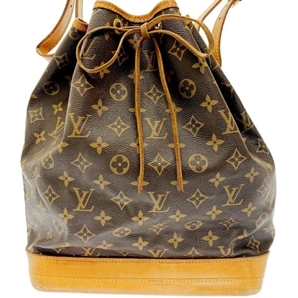 167356 4 Louis Vuitton Monogram Noe Shoulder Bag Brown