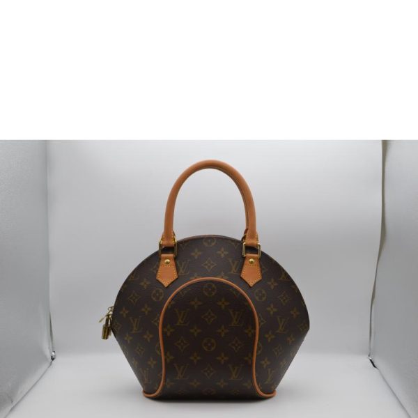 16772 2 Louis Vuitton Ellipse PM Monogram Handbag Brown