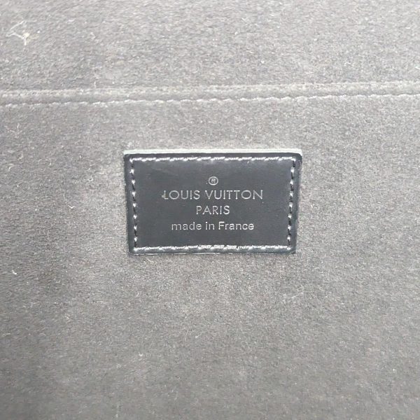 167 18 Louis Vuitton Pochette Jour GM Epi Clutch Bag Black