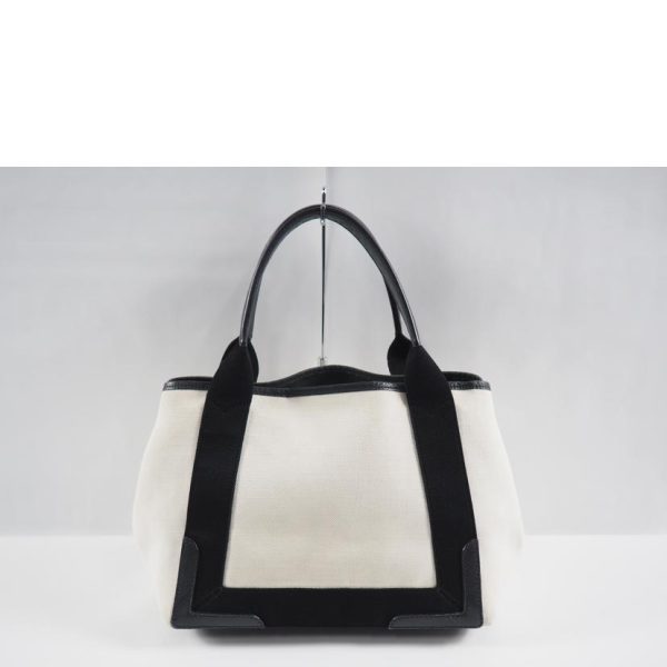 16863 2 Balenciaga Canvas Tote Bag Black