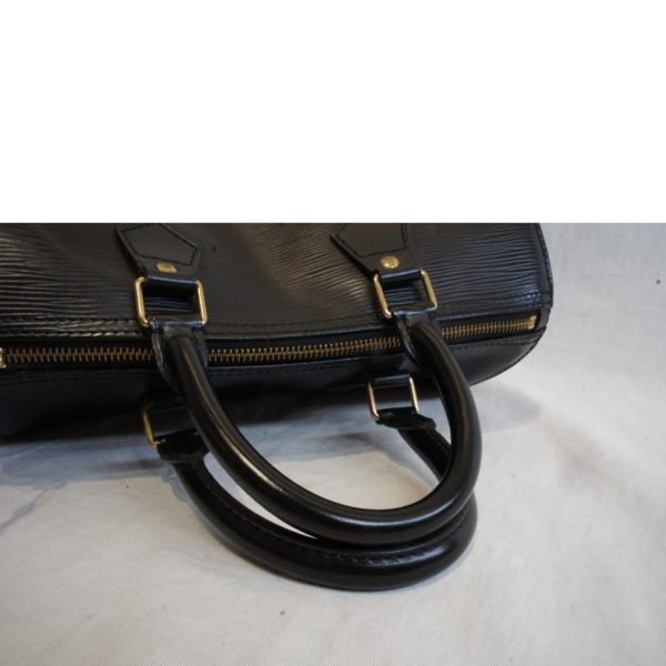 16895 4 Louis Vuitton Speedy 25 Epi Bag Black