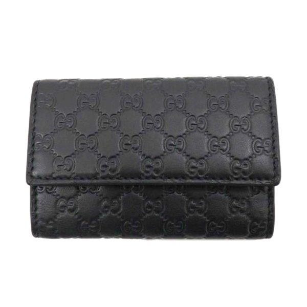 16900 1 GUCCI Microshima Leather 6 Key Case