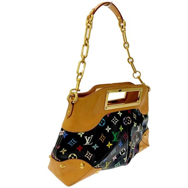 169748 2 Louis Vuitton Monogram Multicolor Judy MM Shoulder Bag Noir