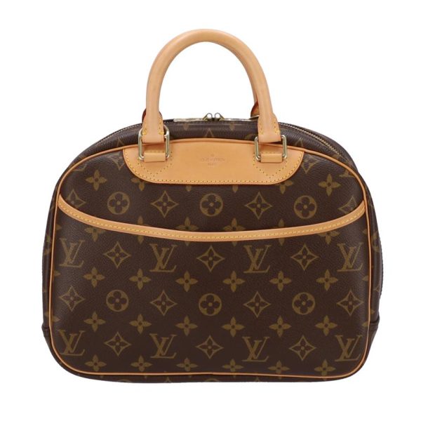 16988 1 Louis Vuitton Trouville Monogram Satchel Bag Brown