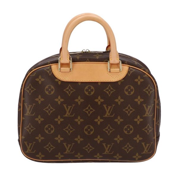 16988 2 Louis Vuitton Trouville Monogram Satchel Bag Brown