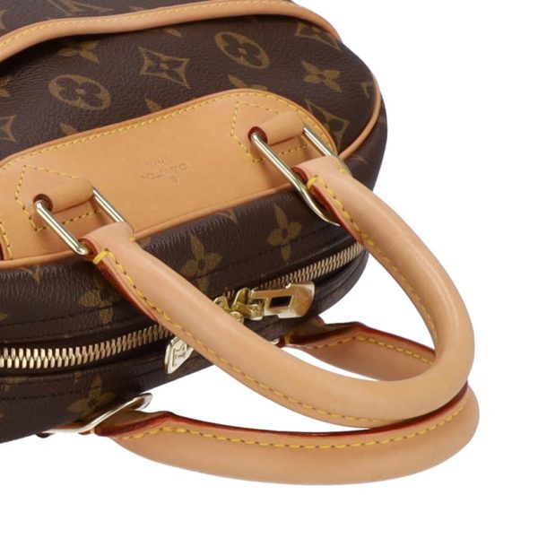 16988 4 Louis Vuitton Trouville Monogram Satchel Bag Brown