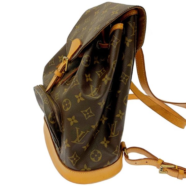 170117 3 Louis Vuitton Monogram Monsouris MM Bag Pack Brown