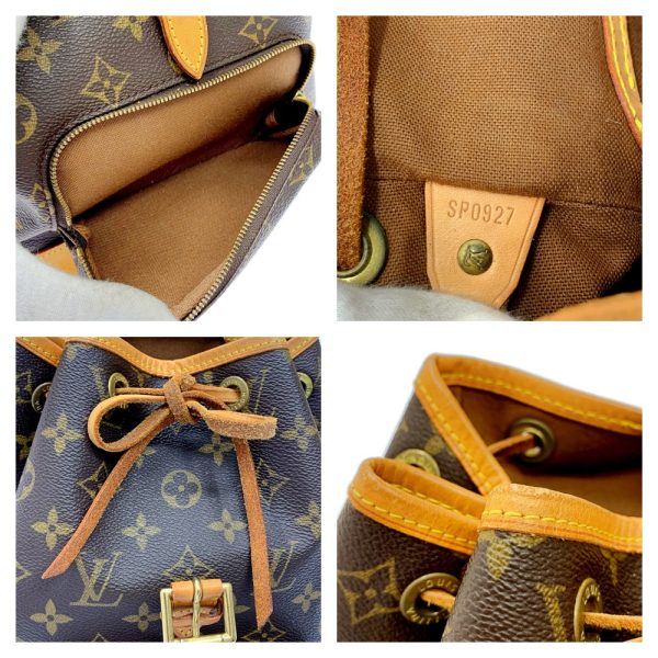 170117 9 Louis Vuitton Monogram Monsouris MM Bag Pack Brown