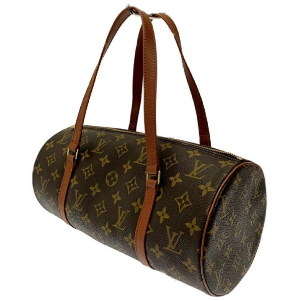 170250 3 Louis Vuitton Monogram Papillon 30 Shoulder Bag Brown