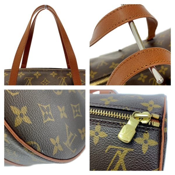 170250 7 Louis Vuitton Monogram Papillon 30 Shoulder Bag Brown