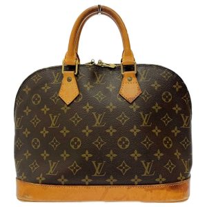 170335 1 Louis Vuitton Saintonge Shoulder Bag Canvas Brown