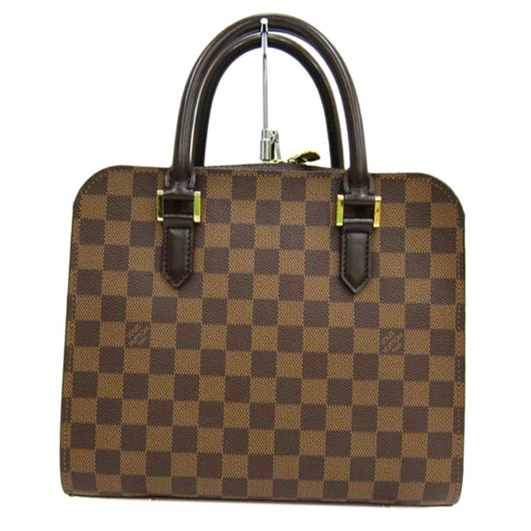 17039 1 Louis Vuitton Triana Damier Satchel Bag Brown