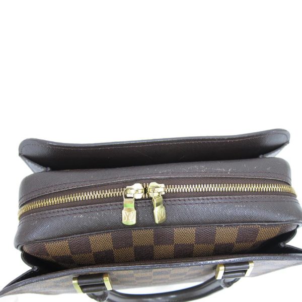 17039 5 Louis Vuitton Triana Damier Satchel Bag Brown