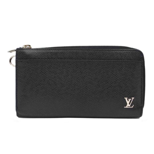 17069 1 Louis Vuitton Zippy Dragonne Taiga Wallet Altoise