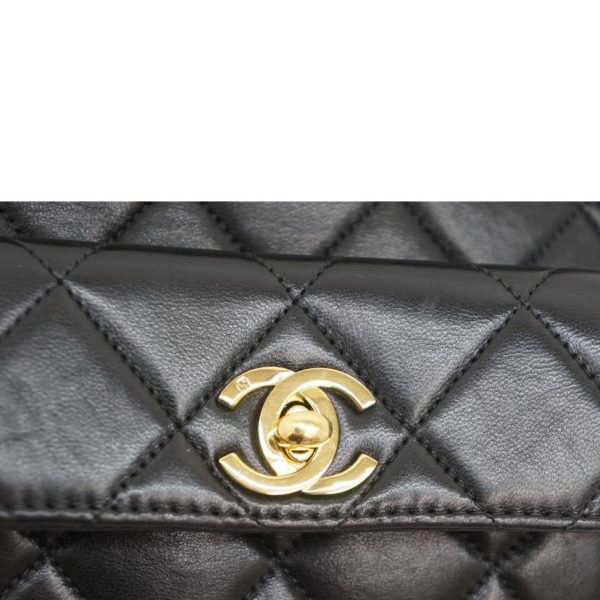 17131 9 Chanel Matelasse Lambskin Mini Backpack GD Metal Fittings