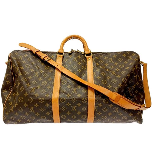 171369 1 Louis Vuitton Monogram Keepall Bandouliere 55 Brown