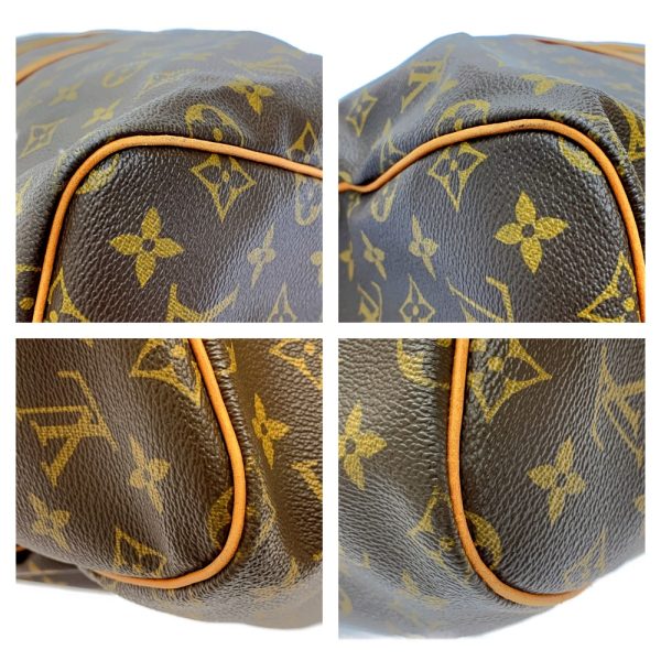 171369 6 Louis Vuitton Monogram Keepall Bandouliere 55 Brown