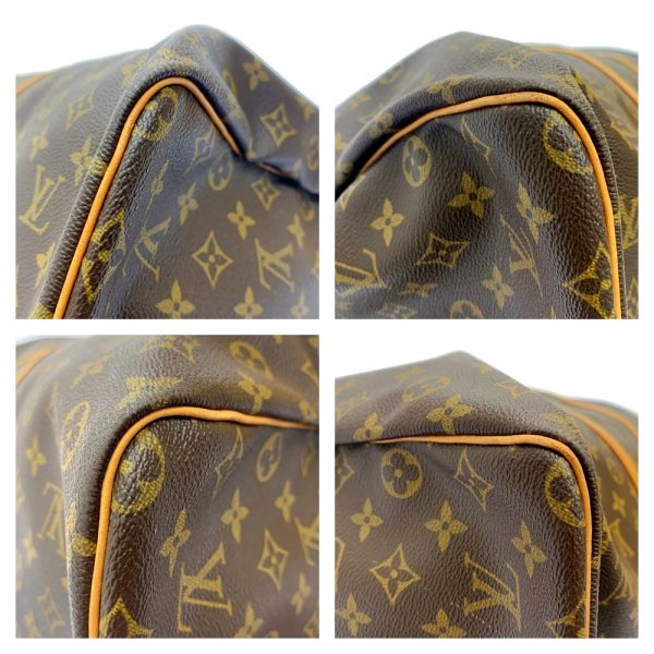 171370 6 Louis Vuitton Monogram Keepall 60 Bandouliere Brown