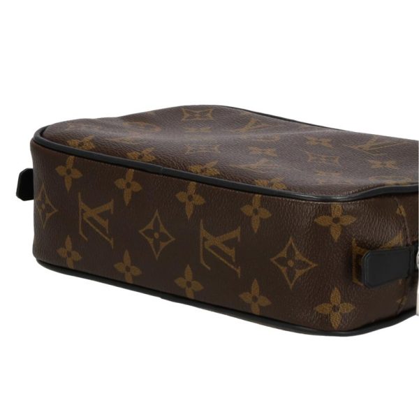 17157 2 LOUIS VUITTON Truth Wallet PM Macassar Brown