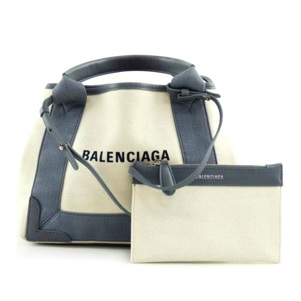 17218 1 Balenciaga Navy Cabas XS Tote Bag Black