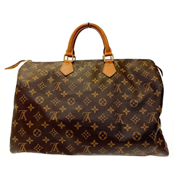 172765 1 Louis Vuitton Monogram Speedy 40 Boston Bag Brown